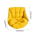 thumbnail image 3 of Ikohbadg Thickened Hanging Chair Cushion, Indoor/Outdoor Soft Nylon & Spandex Sofa Cushion with Non-Slip Binding for Ultimate Comfort and Durability, Generously Padded Supportive Pillow, 3 of 7