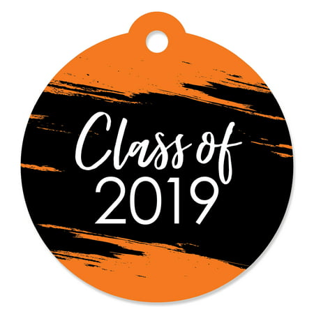 Orange Grad - Best is Yet to Come -  Orange 2019 Graduation Party Favor Gift Tags (Set of