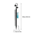 thumbnail image 6 of pathside 35 inch Snow Gauge Outdoor, Metal Snow Measuring Stick, Snowflake Iron Art Snow, Thicken Upgraded Windproof Snowfall Measuring Gauge Snow Ruler for Yard, Lawn, Garden, Christmas, 6 of 6