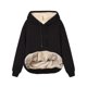thumbnail image 3 of Sudadera Con Capucha Con Bolsillo De Canguro Sólido, Sudadera Con Capucha Informal De Manga Larga Para Otoño E Invierno, Ropa De Mujer, 3 of 4