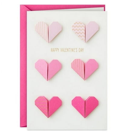 Signature Folded Hearts Valentine's Day Card for Anyone