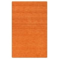 thumbnail image 5 of Rugsotic Carpets Handmade Rugs Hand Knotted Loom Rectangle 4'6''x6'6'' Orange Wool for Indoor Use, 5 of 12