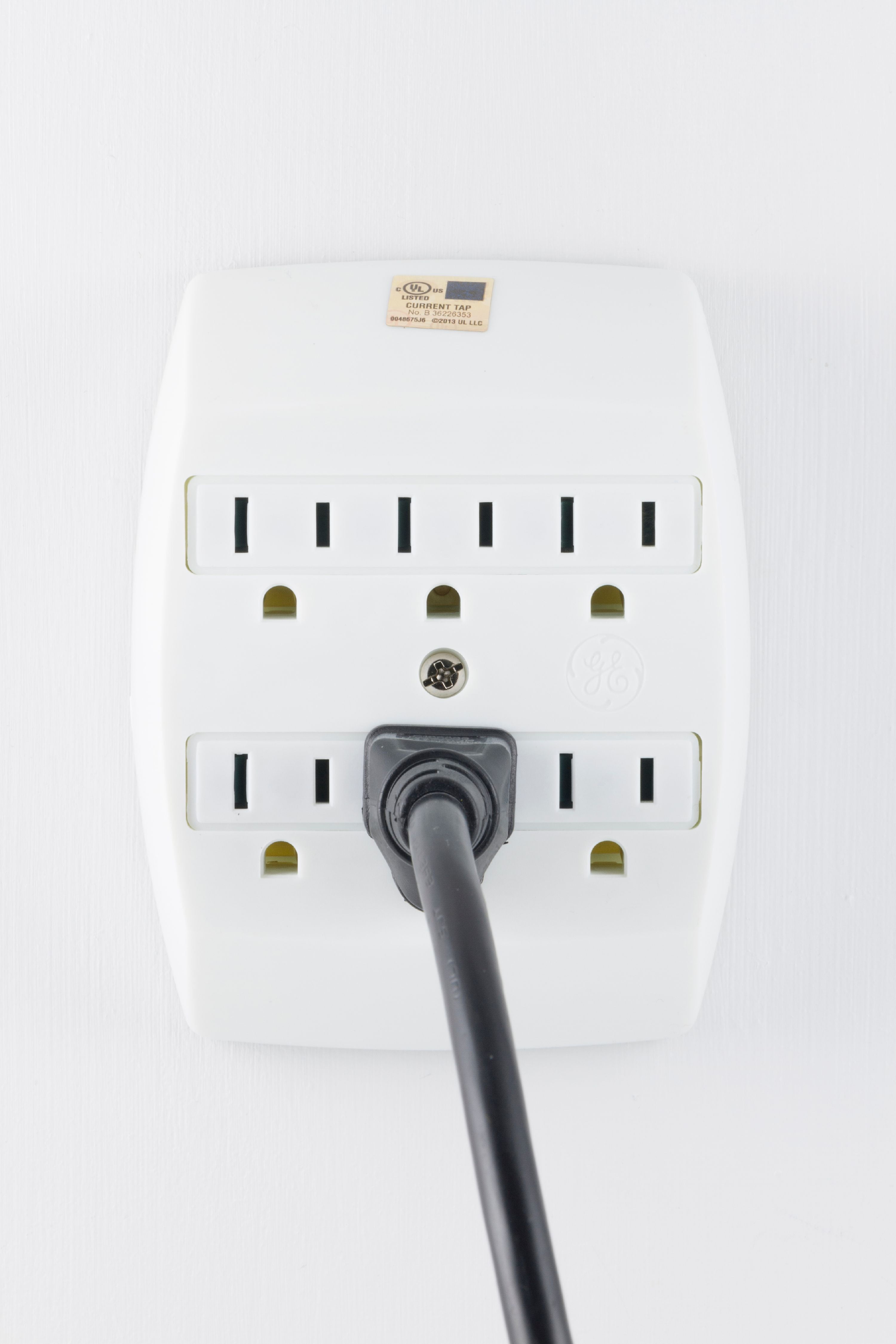 at Home 6-Outlet Ground 2 x 7.5 x 4.5 Wall Adapter 56271