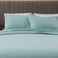thumbnail image 2 of Linery & Co. Premium Super Soft Extra Plush Fleece Sheet Set Cloud Blue Full, 2 of 5