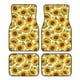 thumbnail image 1 of Fotbe Sunflowers Juego de 4 Tapetes para Auto con Estampado – Alfombrillas de Goma Reforzada, Diseño Antideslizante, Protección para Todo el Año – Vehículos, Autos, Camionetas y SUVs, 1 of 7