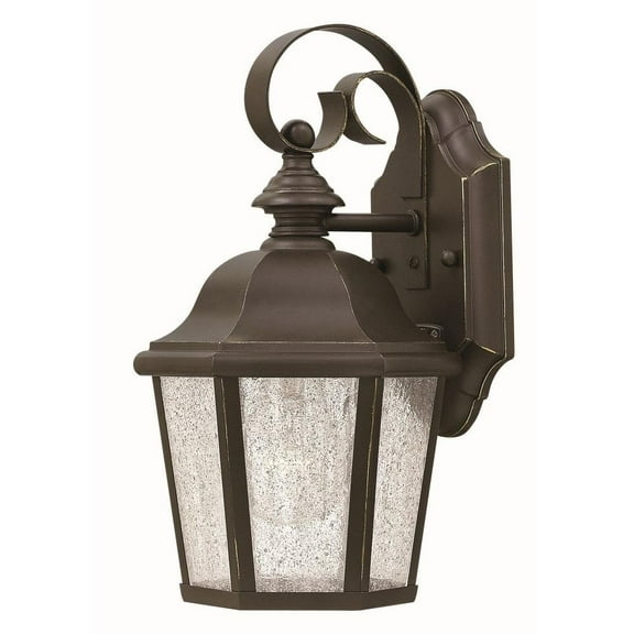 1 Light Small Outdoor Wall Lantern in Traditional Style 6.5 inches Wide By 11.5 inches High-Oil Rubbed Bronze Finish Bailey Street Home 81-Bel-2998453