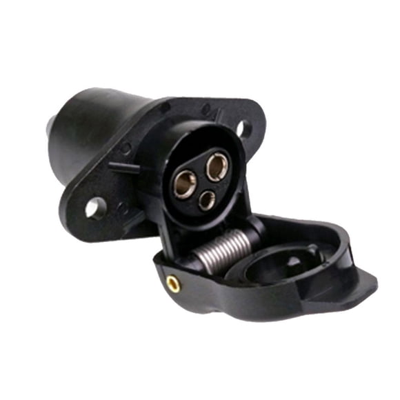 ZOUBAOQ Trailer tractor plug socket 3Pin 12V 24V Agricultural Machinery Fore