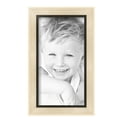thumbnail image 2 of ArtToFrames 7" x 13" Silver with Black Lip Picture Frame, 7x13 inch Multi Wood Poster Frame (WOM-5193),  Pack, 2 of 7