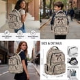 thumbnail image 4 of Yuyamidu Camouflage Bows Kids School Backpack Set, 4 Piece 17 Inch Lightweight Flap Backpack with Lunch Bag, Pencil Case and Water Bottle Holder, Multi-Pocket Bookbag for Everyday Use, 4 of 7