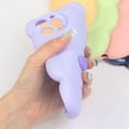 thumbnail image 6 of Compatible with iPhone 14 Pro Max Bear Case for Women Girls Girly Cute Cartoon Phone Case Lovely 3D Kawaii Design Camera Lens Protection Soft Silicone Shockproof Protective Cover, Purple, 6 of 7