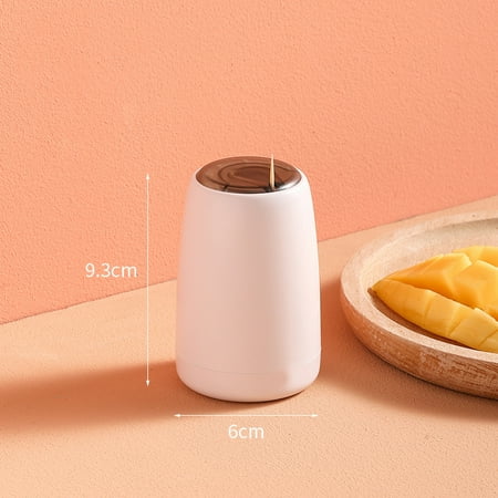 

Toothpick Holder with Visible Window Press to Pop out Toothpick Dispenser Hygiene Storage Box for Table Home New