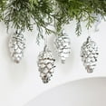 thumbnail image 6 of Cevemin 6 Pack Silver Plastic Pine Cones Christmas Tree Decorations – Durable Holiday Ornaments, Party & Home Decor, Perfect Gift for Xmas, Birthdays (6 Pieces), 6 of 6