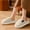 White, variant on KANG Winter Slippers Cozy Indoor Thickened Fleece Slippers For Couples Warm Home Comfort Footwear For Cold Weather