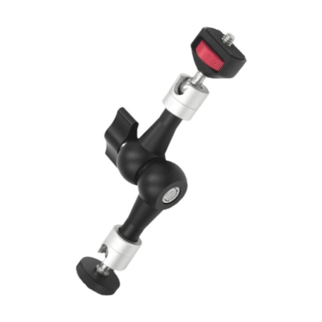Bunblic Camera Bracket Arm Camera Holder Easy to Install Camera Mount Adapetr Phone Bracket LED Lights 20cm