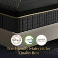 thumbnail image 4 of Hybrid Mattress with Cooling Gel Memory Foam, Individual Pocket Spring - 12 inch Queen Size Mattresses in a Box, Medium Firm, Pressure Relief, Motion Isolation, 4 of 11