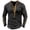 Black, variant on Mens Shirts, Mens Retro Henley Shirts Muscle Long Sleeve Button Cotton T-Shirt Slim Fit Casual Washed Top