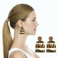 thumbnail image 6 of Fiaya Women Classic Books Shelves Drop Dangle Earrings, Bookcase Studs for Women, Creative Librarian Teacher Graduation Jewelry (A), 6 of 6