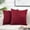 Burgundy, variant on Corduroy Pillowcase, 19.7x19.7 Inch Boho Patchwork Cushion Cover, Soft Rustic Solid Color Pillow Cover for Living Room Sofa Bedroom (Bright yellow)