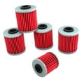 thumbnail image 2 of 5pcs Oil Filter for Kawasaki KX250F KXF 250 KXF250 KX450F Suzuki RM-Z250 RM-Z450 RMX450Z Replace HF207 KN-207, 2 of 7