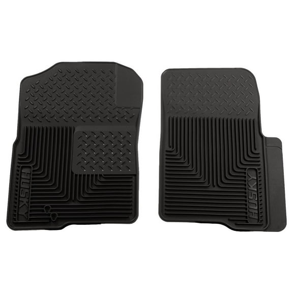 Husky Liners 51231 All Weather Floor Mats Fit 03-14 Expedition, 05-14 F150, 10-14 Raptor, 04-15 Titan & More Front Row Black