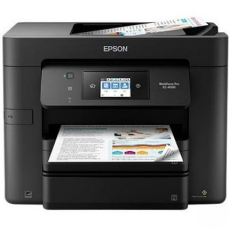 Epson WorkForce Pro EC-4030 Inkjet Multifunction Printer - Color - Copier/Fax/Printer/Scanner - 4800 x 1200 dpi Print - Automatic Duplex Print - 1200 dpi Optical Scan - 500 sheets Input - Fast