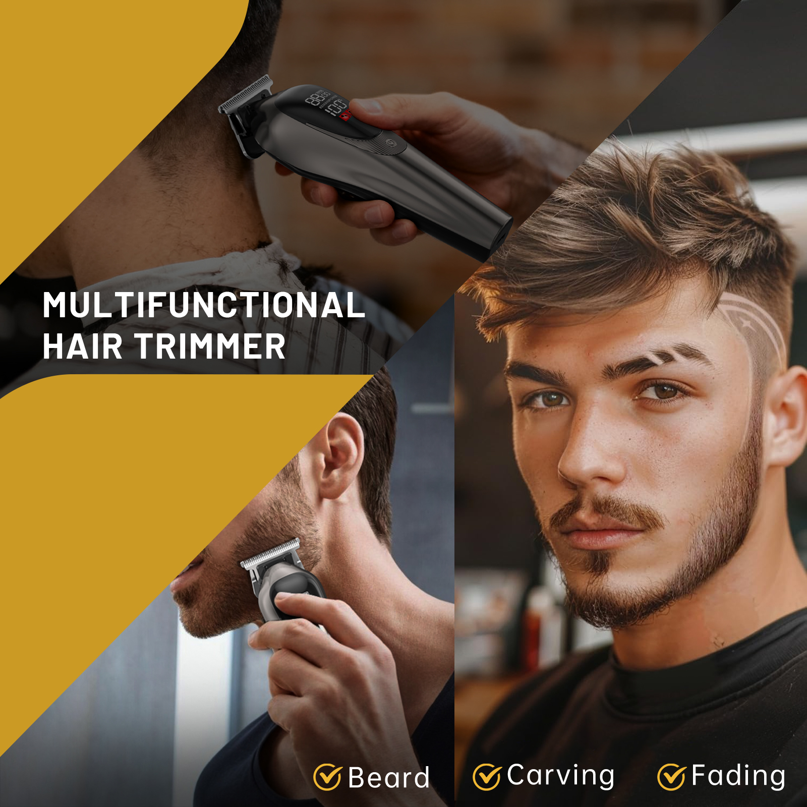 Cshidworld Professional Hair Clippers Cordless Kit photo 6