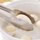 thumbnail image 5 of Juego de 2 pinzas de cocina de 9 y 12 pulgadas, acero inoxidable de primera calidad, sin BPA, silicona antiadherente, parrilla, barbacoa, cocina, pinzas para alimentos con bloqueo, plateadas brillar Hogar, 5 of 5