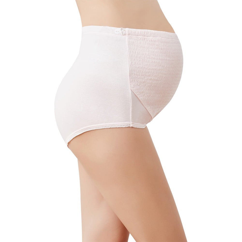 Spdoo Over Bump Maternity Underwear Cotton Plus Size Pregnancy Panties  Adjustable High Waist Postpartum Belly Support Briefs 