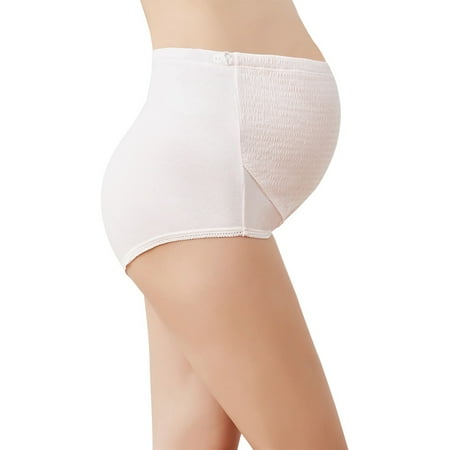 

Spdoo Women s Seamless Maternity Panties High Waisted Pregnancy Underwear Belly Support Briefs Over Bump