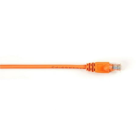 UPC: 0822088075684 | Black Box CAT5EPC-025-OR 25 ft. Category 5E Molded Boot Patch Cable  Orange