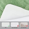 thumbnail image 7 of Tripumer Chenille Shaggy Bathroom Mat Carpet Extra Thick Soft Absorbent Rugs for Bathroom Floor Tub Shower Light Green, 7 of 7