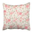 thumbnail image 1 of BSDHOME Pink Wedding with Climbing Roses Floral Pattern Chic Light Shabby Decoupage Abstract Pillowcase 18x18 inch, 1 of 1