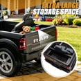 thumbnail image 5 of COCLUB RAM 2500 12V Electric Car for Kids, Ride on Toys W/Remote Control, Truck Bed Storage, Bluetooth, Music, Gift Pickup For Kids Aged 3-5, Black, 5 of 8