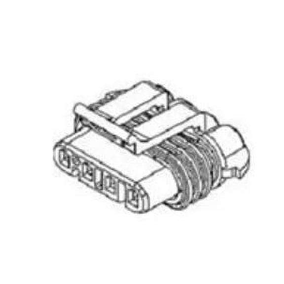 1x Connector 4-way for Alternator PT1136 w/out wire