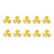 thumbnail image 1 of 10Pcs 50mm 3 Blades Propeller ABS Turning Propellers Replacement DIY Car Model AccessoriesYellow, 1 of 5