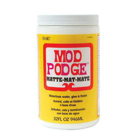Plaid Mod Podge, Matte, 32 oz. (Best Brush For Mod Podge)