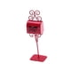 thumbnail image 5 of Buzón de casa de muñecas en miniatura para juego de simulación, arte de hierro, decoración de casa de muñecas en miniatura Rojo, 5 of 9