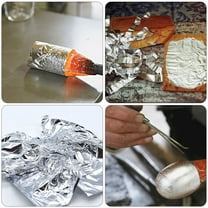 WHAMVOX 200 Pcs Imitation Silver Foil DIY Decorations Leafing Supplies