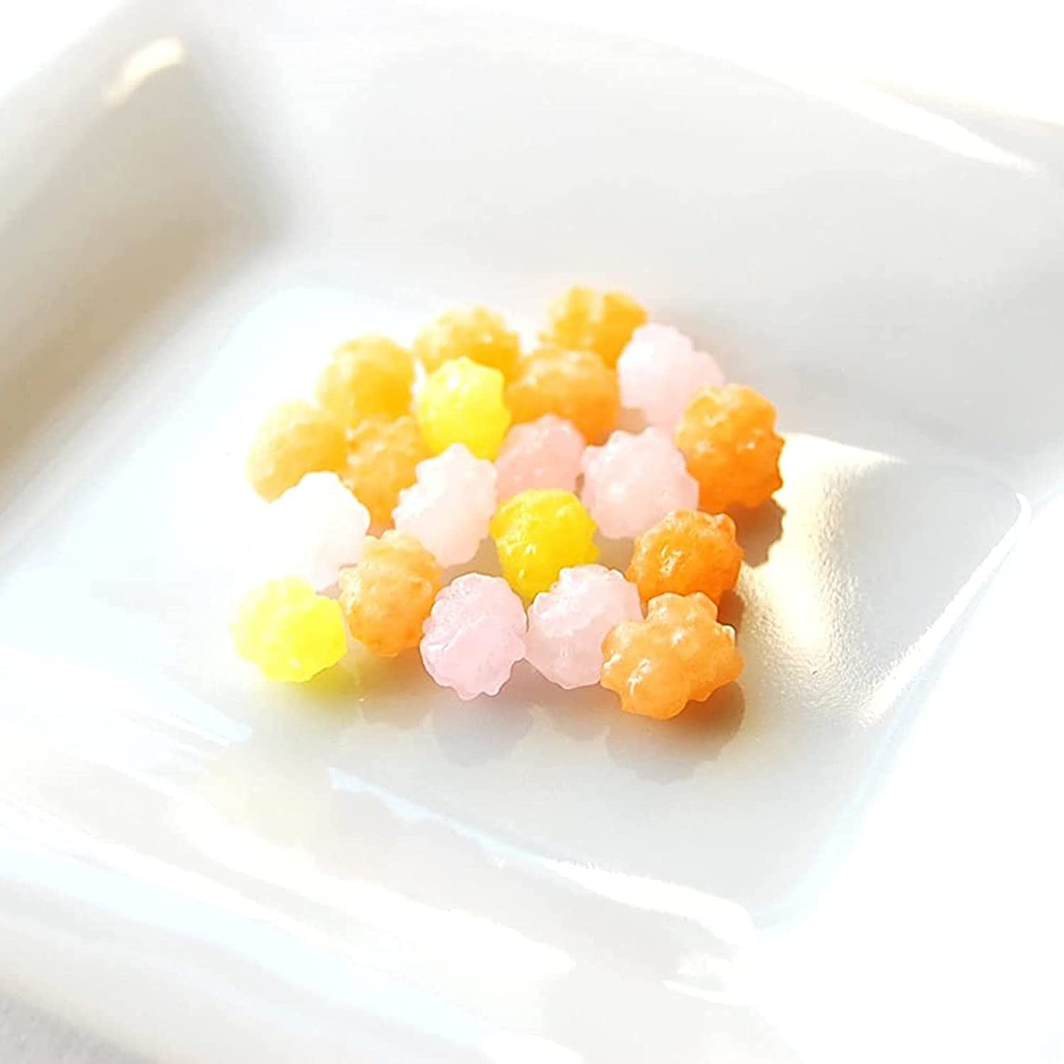 Hard Candy Konpeito, Hanatsume, Japanese sugar candy, 02oz 