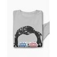 thumbnail image 3 of Lincoln With American Glasses Sweatshirt Women -GoatDeals Designs, Female Large, 3 of 4