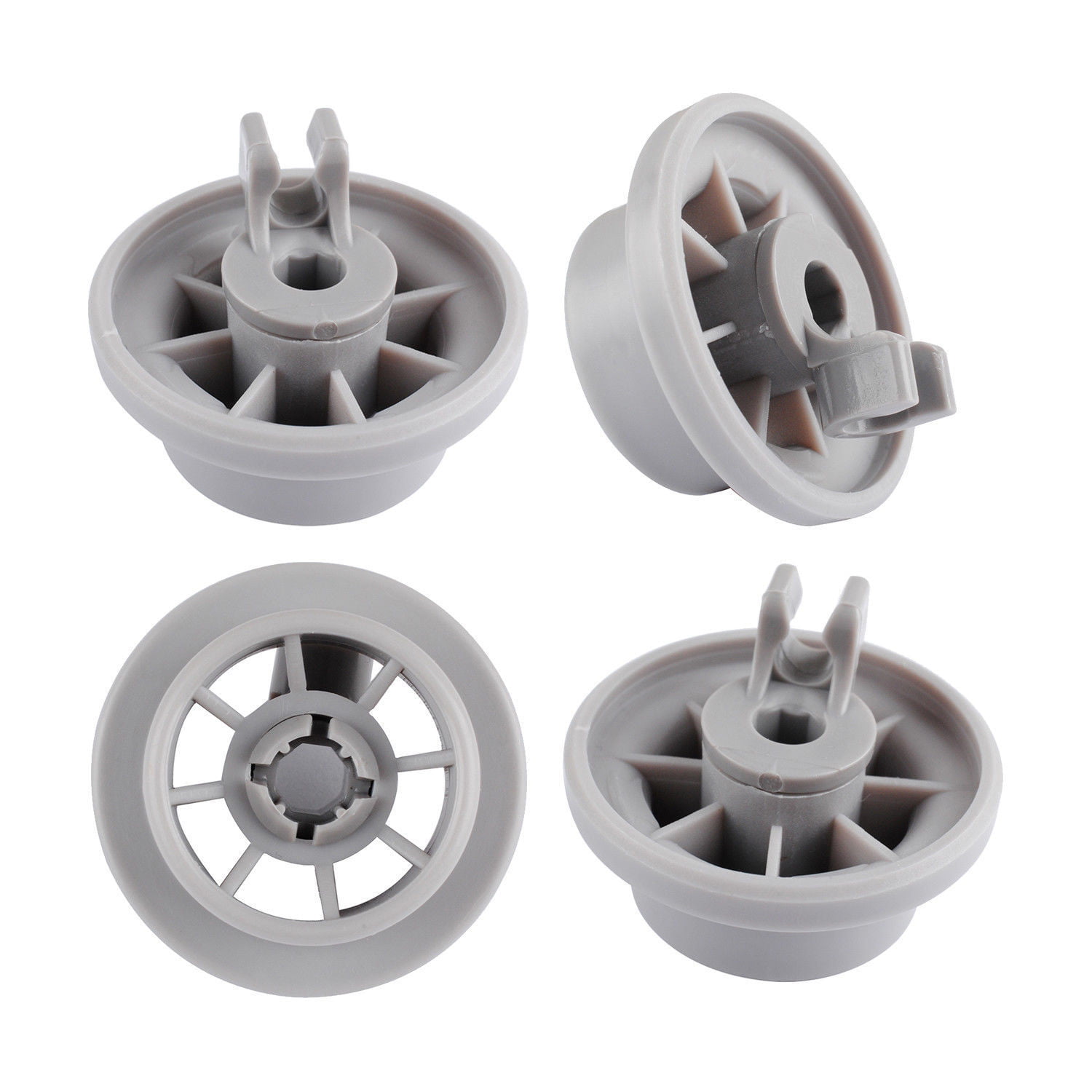 4pcs Set Basket Wheels Dishwasher Rack For Bosch Siemens Neff Replaces Supply 