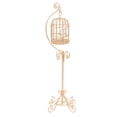 thumbnail image 1 of CIMAXIC 1PC Mini House Birdcage with Bracket Decor Mini Outdoor Scene Model Accessories,6.1"X1.97"X1.97", 1 of 5