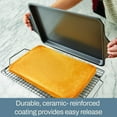 thumbnail image 3 of Pro-Release Nonstick Bakeware Half Sheet Pan 11.5x17 Inch Oven Broiler Safe 450F Half Sheet, Cookie Sheet, Muffin Pan, Cooling & Baking Rack, Round Cake Pan, Loaf Pan, Baking Pan, Grey, 3 of 4