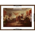 thumbnail image 5 of Art.com Signing the Declaration of Independence, 4th July 1776, C.1817 Giclee Print by John Trumbull, Brown Frame Wall Art, 29" x 21", 5 of 5