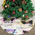 thumbnail image 3 of Falda para árbol de Navidad Kuromi, suave y divertida, decoración navideña navideña de granja de 48", 3 of 4