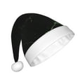 thumbnail image 2 of Salouo Black Marble for Adult Christmas Hat Xmas Holiday Hat Santa Hat for Women & Men Festive Headwear Accessories Fit for Christmas/ New Year/Holiday/Party,1PC, 2 of 6