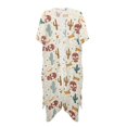 thumbnail image 2 of FKELYI Cactus Skull Star Print Kimono Cover Up for Women Summer Beach Coverup Half Sleeve Kimono Cardigan Sheer Beachwear Comfy Resort Wear for Ladies Casual Outfit, 2 of 6