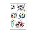 thumbnail image 5 of Adhesivo de tatuaje HUOGUO, impermeable, para fanáticos del sudor, fútbol, x10, 5 of 5