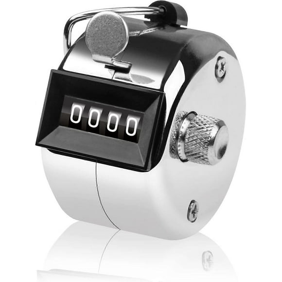 Digit Click Counter - Metal Manual Counter - Clicker for Counting, Marking Golf