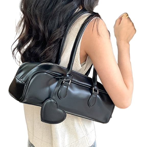 ZPAQI Practical Shoulder Bags Party Handbag Casual PU Leather Handbags Heart Pendant
